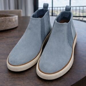 TOMS Blue/Grey Women's Bryce Slip-on Sneakers (Size 9)